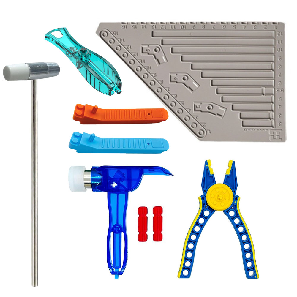 3D Printing Lego Bricks - อิฐของเล่นแผ่นวัด Building Blocks คีมคลิป Remover แหนบค้อนเครื่องมือ