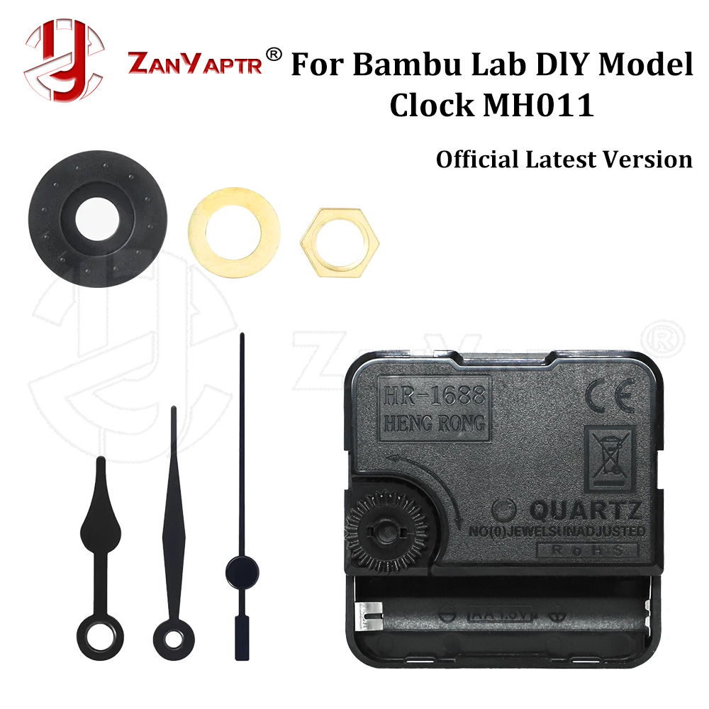 3D Printing Bambu - ชุดอุปกรณ์นาฬิกาสำหรับเครื่องพิมพ์สามมิติ Bambu Lab Clock MH011 รุ่น