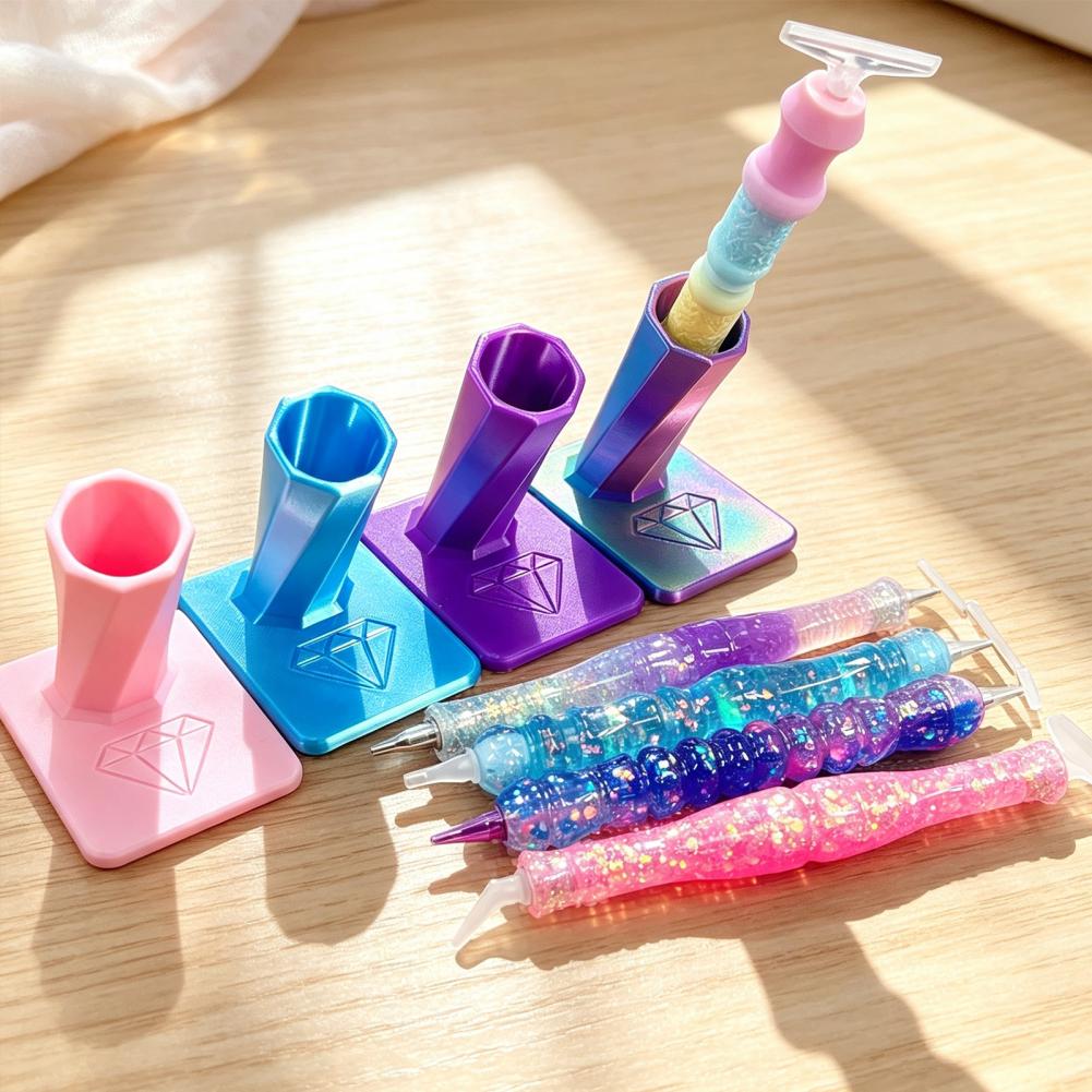 3D Printing Holder - ที่วางปากกาสำหรับงานปักเพชรแบบ 3 มิติ ที่ทำจากพลาสติกพิมพ์ 3 มิติ