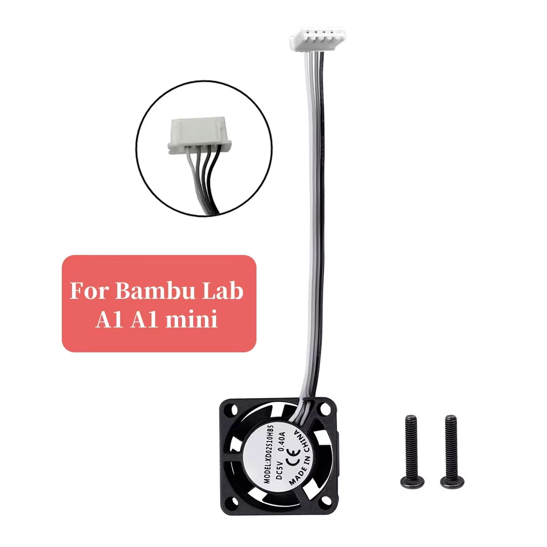 3D Printing Bambu - พัดลมระบายความร้อนคุณภาพสูงสำหรับ Bambu Lab X1/P1 2510 5V