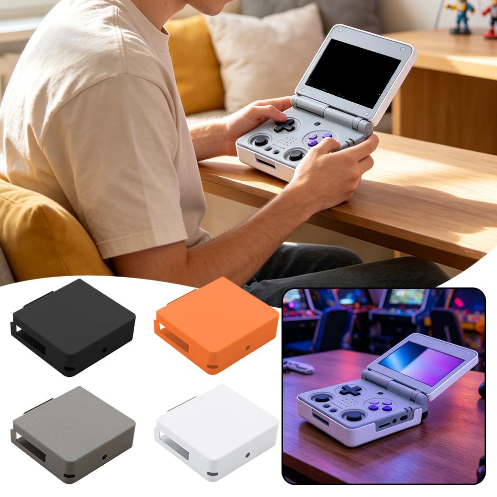 3D Printing Housing - เปลือกตัวเครื่องแบบพิมพ์ 3 มิติสำหรับเครื่องเล่นเกมพกพา Anbernic RG34XXSP ป้องกันฝุ่นและรอยขีดข่วน