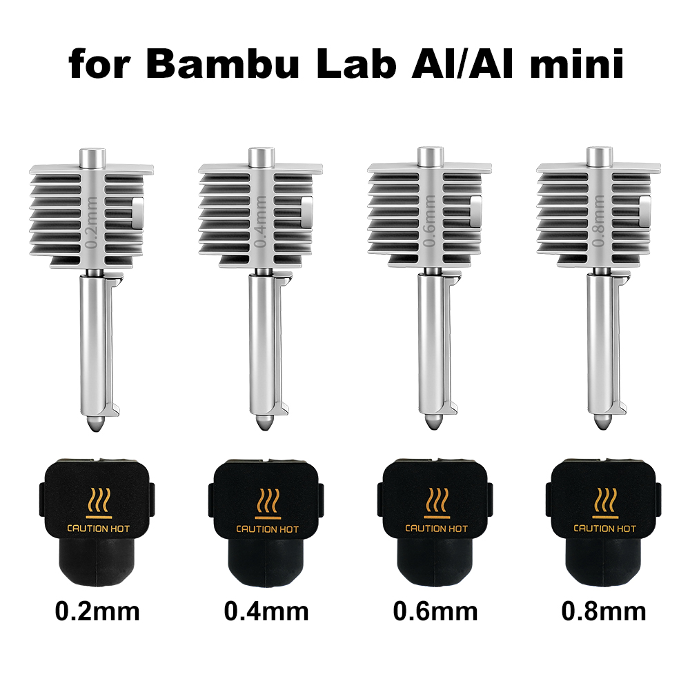 3D Printing Bambu - อุปกรณ์เสริมสำหรับเครื่องพิมพ์ 3 มิติ A1/A1 Mini ชุดหัวฉีดแบบรวม
