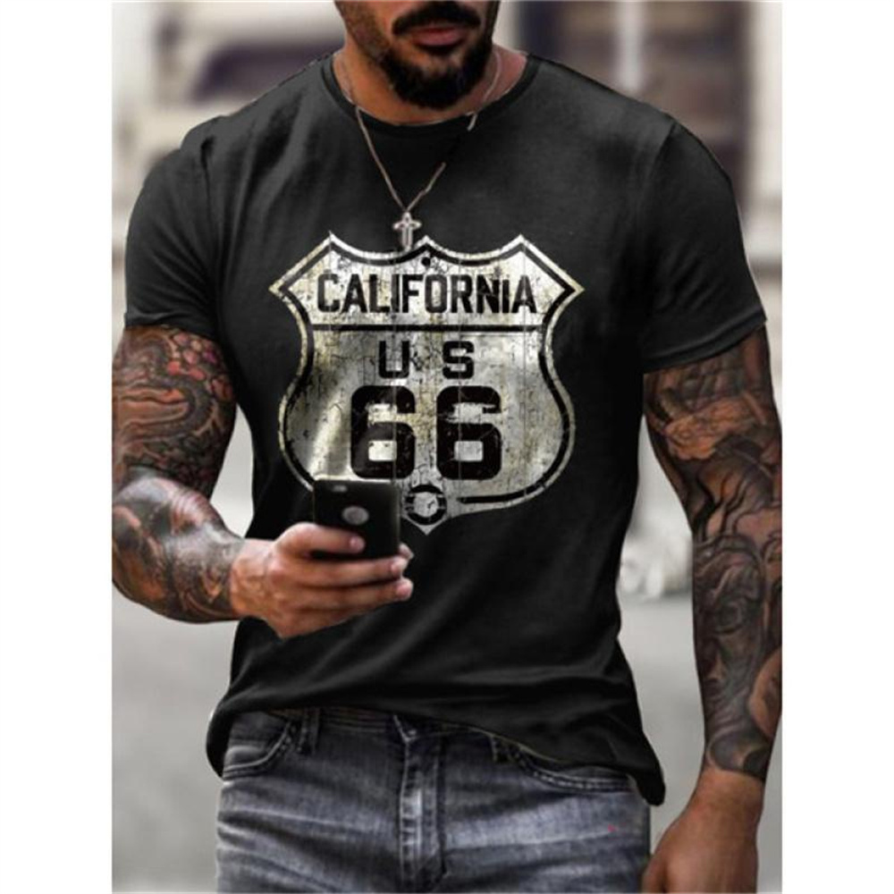 3D Printing Usa - เสื้อยืดฤดูร้อนเสื้อยืดพิมพ์ลาย3D 66ตัวอักษรเสื้อยืดแขนสั้นสำหรับผู้ชายขนาดใหญ่เสื้อผ้าแนวสตรีทวินเทจเสื้อสำหรับเด็กผู้ชาย