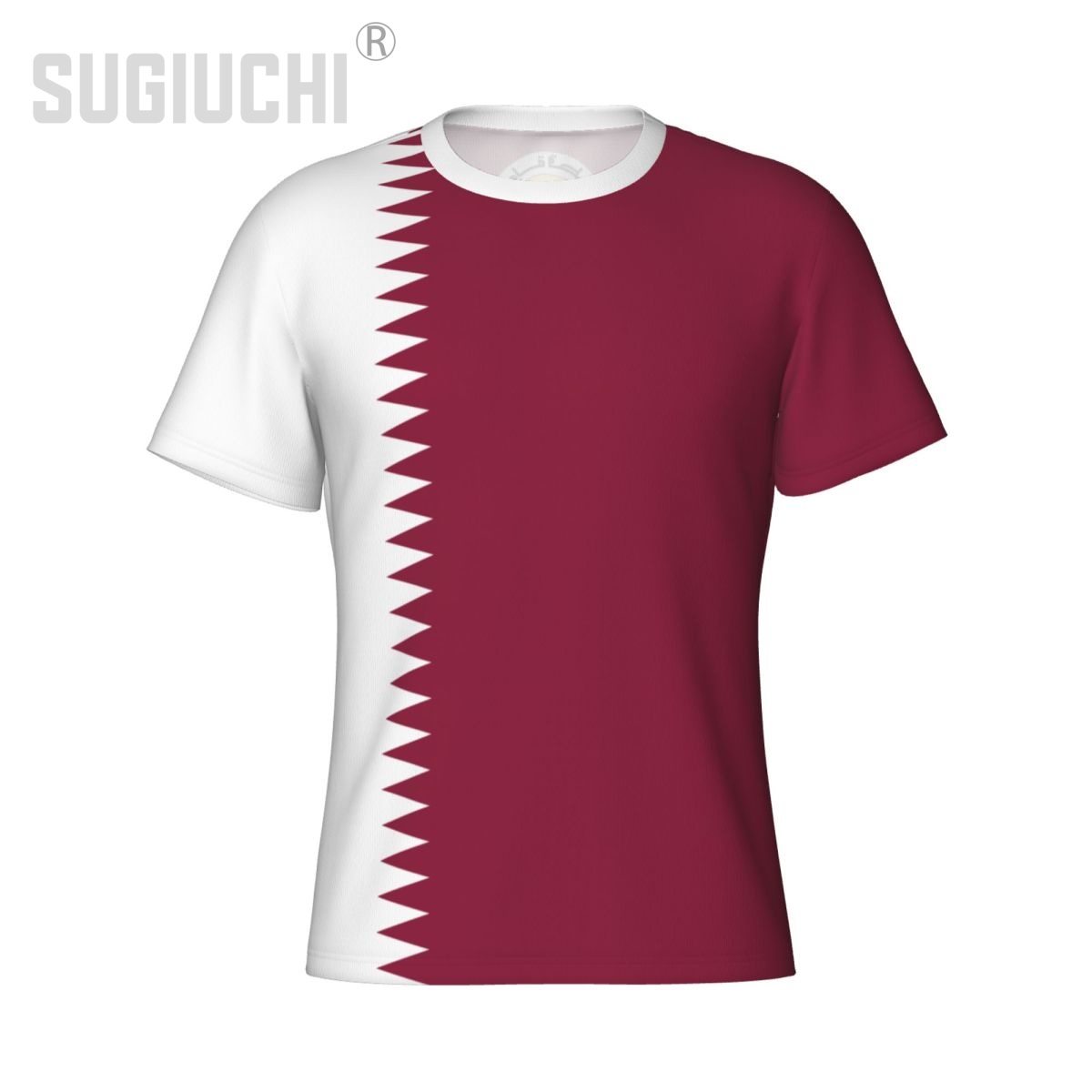เสื้อยืดกีฬาลายธงชาติกาตาร์แบบ - 3D Printing Qatar บทวิจารณ์และราคา