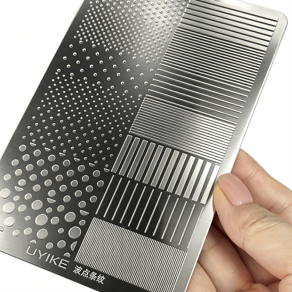 แผ่นปั๊มลายเล็บลายจุด ลายเส้นต - 3D Printing Templates Free บทวิจารณ์และราคา