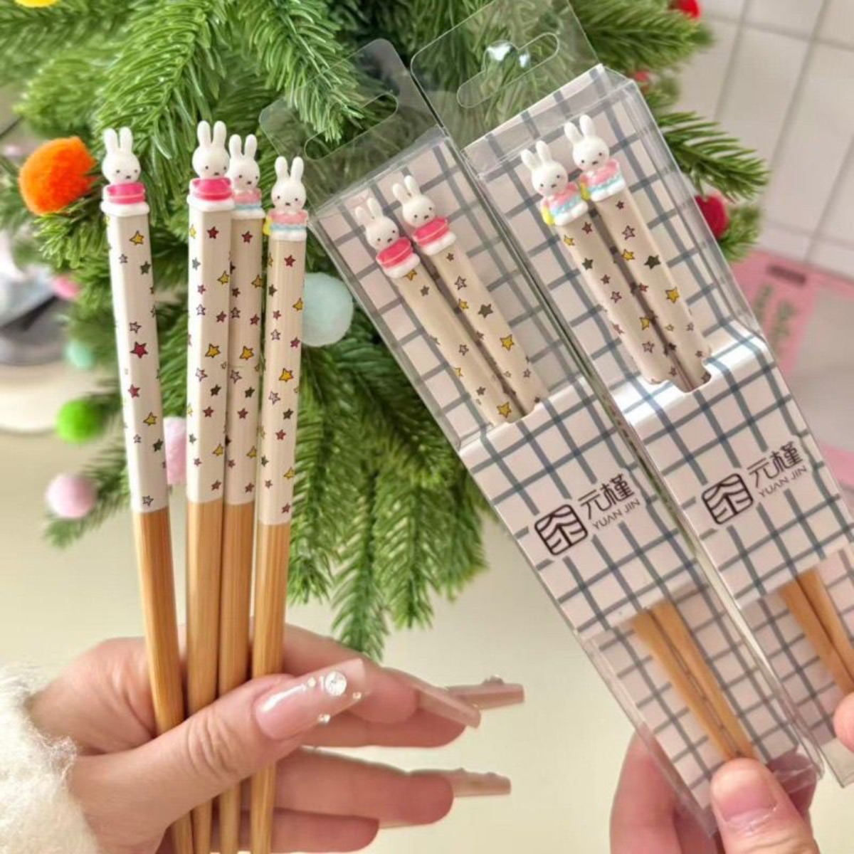 ตะเกียบลายมิฟฟี่กระต่ายน่ารัก  - 3D Printing Bambu บทวิจารณ์และราคา