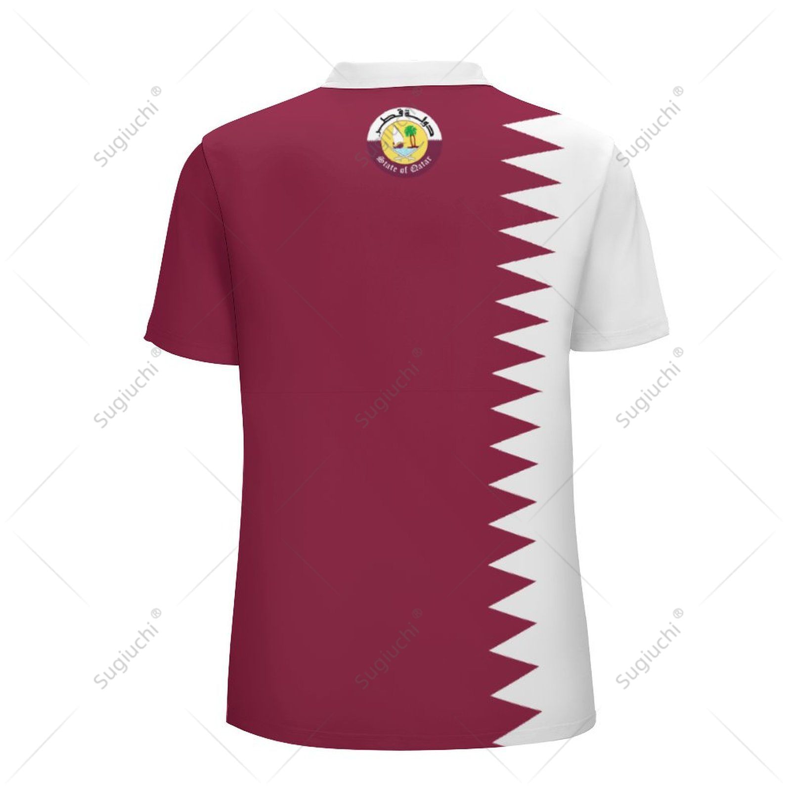 เสื้อโปโลยูนิเซ็กซ์ ลายธงชาติก - 3D Printing Qatar บทวิจารณ์และราคา