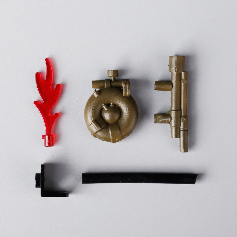MK-II บริทิช WW2แข็งแรงทหารชุด - 3D Printing Lego Bricks บทวิจารณ์และราคา