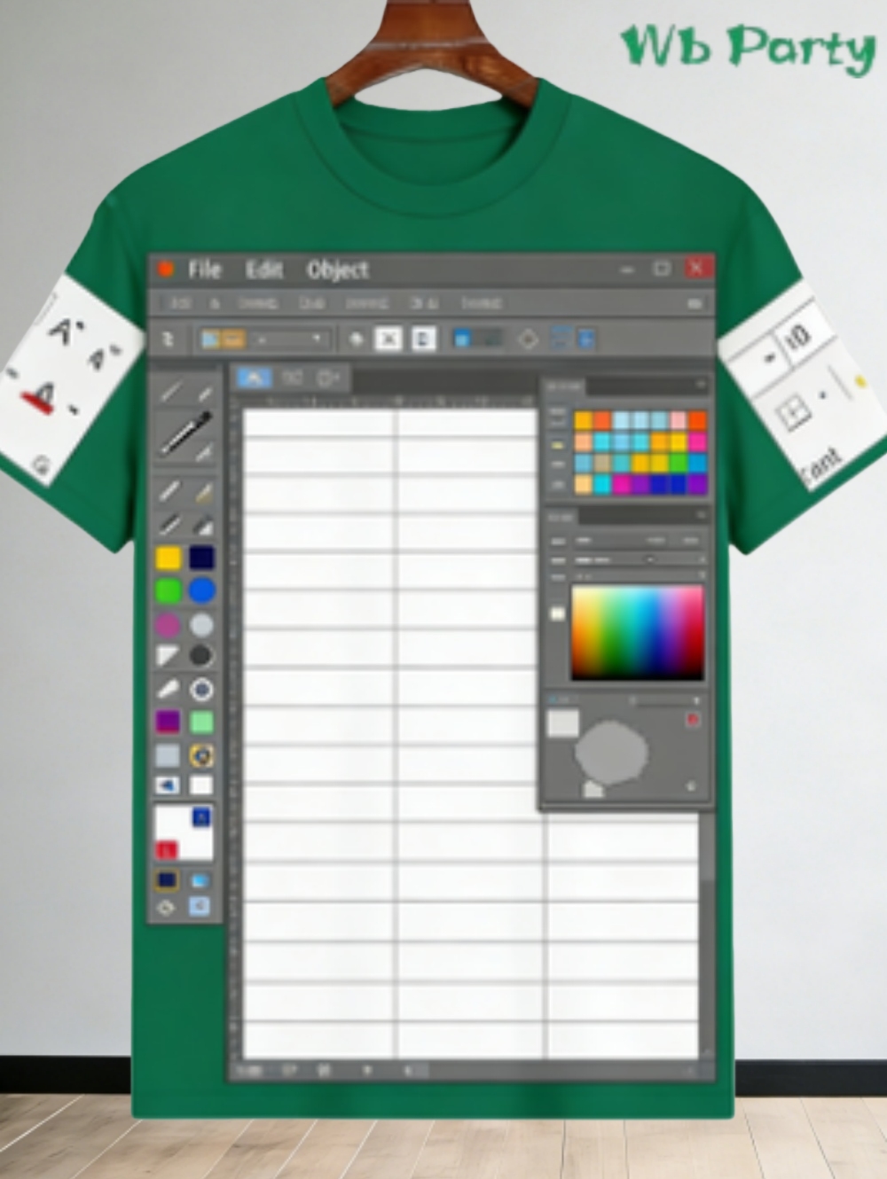 เสื้อยืดลำลองลาย Excel สำหรับผ - 3D Printing Online Service บทวิจารณ์และราคา