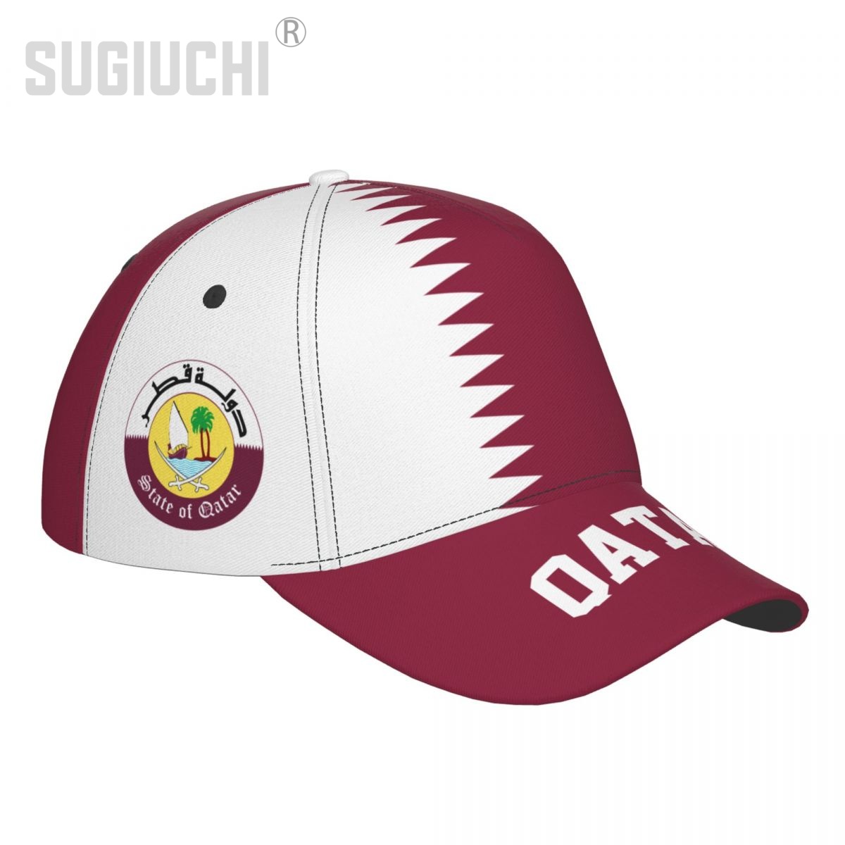หมวกเบสบอลผู้ใหญ่ลายธงชาติกาตา - 3D Printing Qatar บทวิจารณ์และราคา