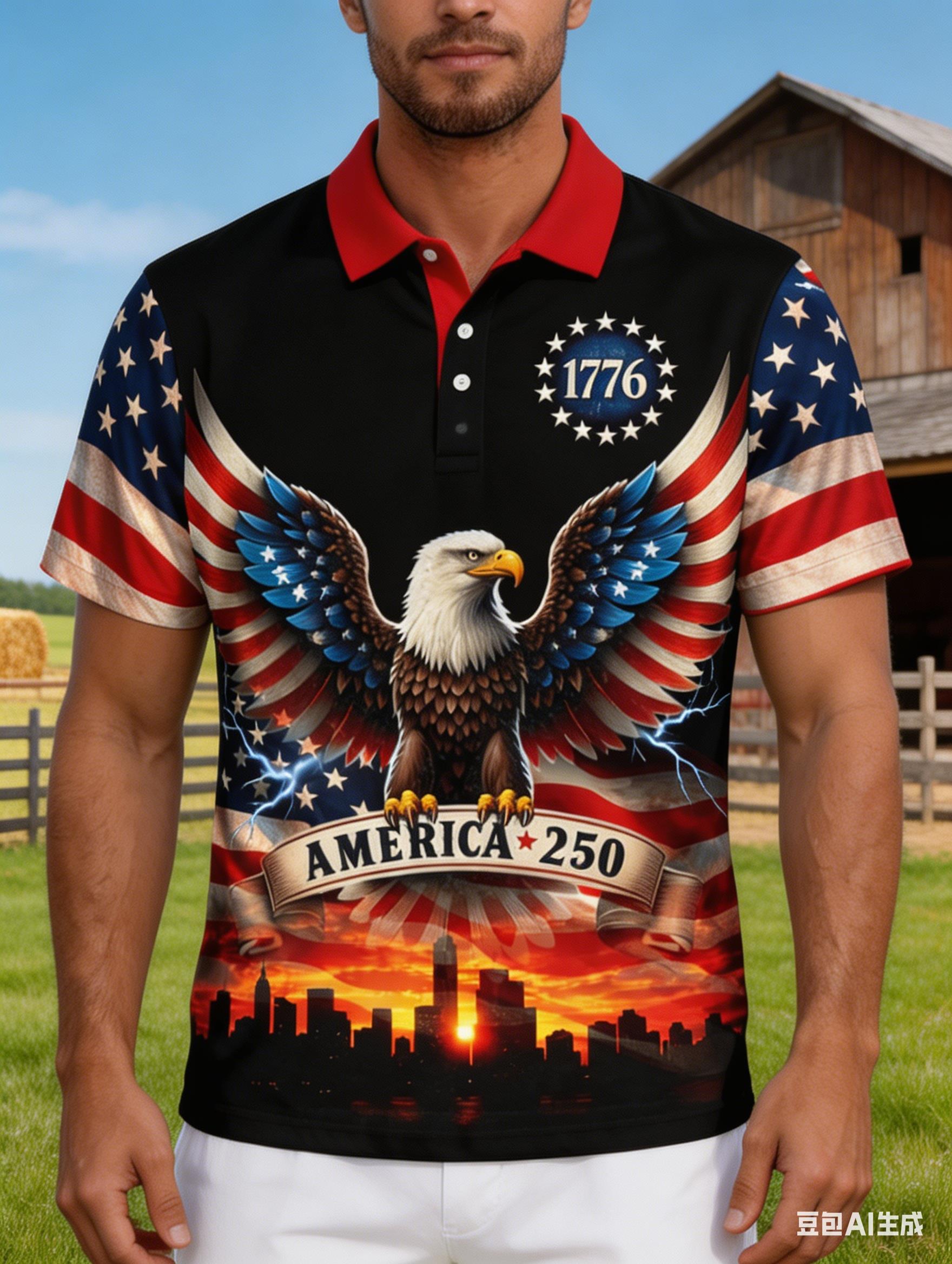 เสื้อโปโลชาย ฉลองครบรอบ 250 ปี - 3D Printing Usa บทวิจารณ์และราคา