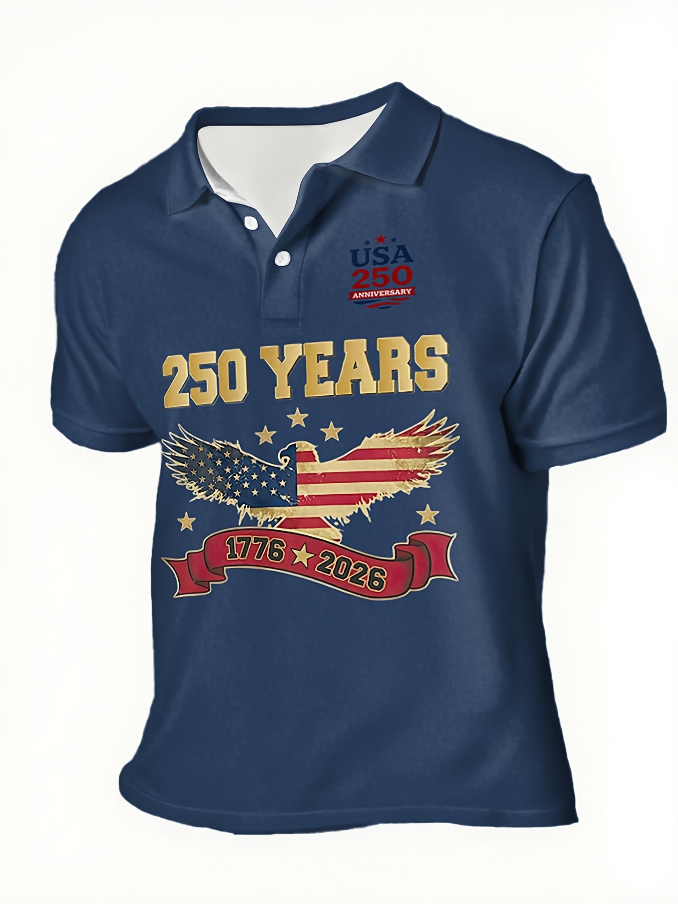 เสื้อโปโลชาย ฉลองครบรอบ 250 ปี - 3D Printing Usa บทวิจารณ์และราคา