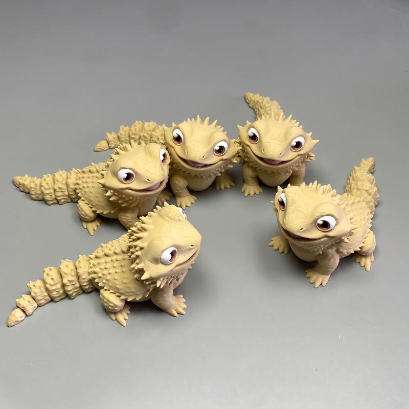 โมเดลไดโนเสาร์มีหนวดพิมพ์ 3 มิ - 3D Printing Lizard บทวิจารณ์และราคา