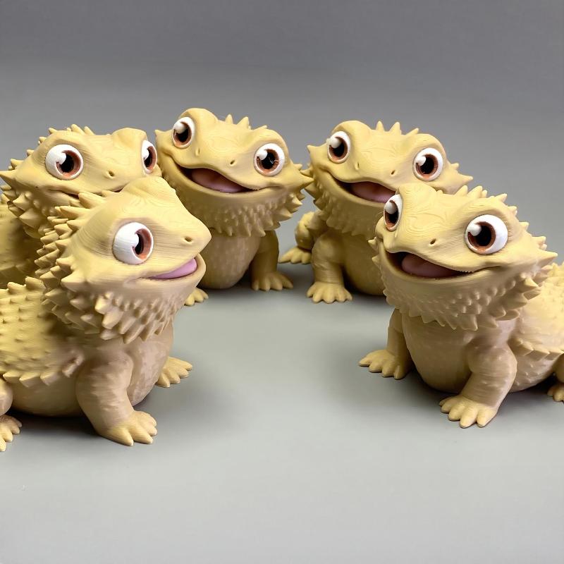 โมเดลไดโนเสาร์มีหนวดพิมพ์ 3 มิ - 3D Printing Lizard บทวิจารณ์และราคา