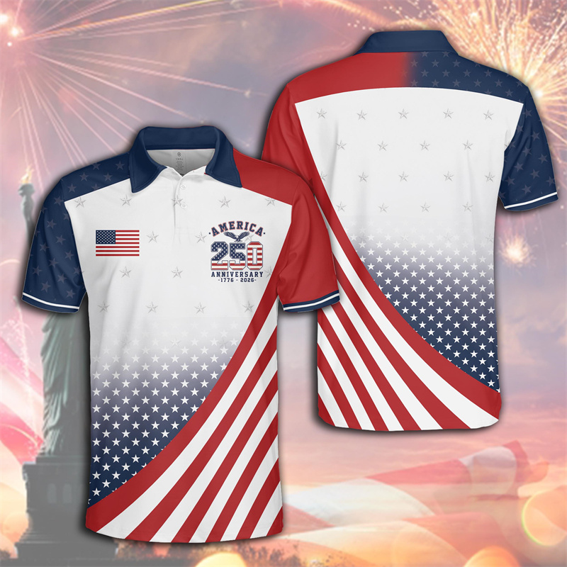 เสื้อโปโลฉลองครบรอบ 250 ปีสหรั - 3D Printing Usa บทวิจารณ์และราคา