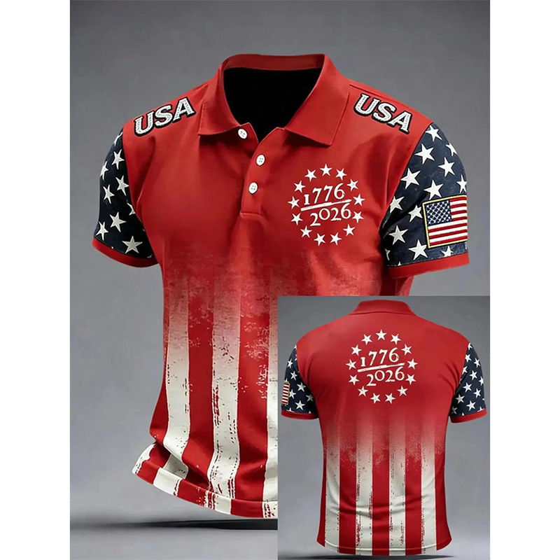 เสื้อโปโลฉลองครบรอบ 250 ปีสหรั - 3D Printing Usa บทวิจารณ์และราคา