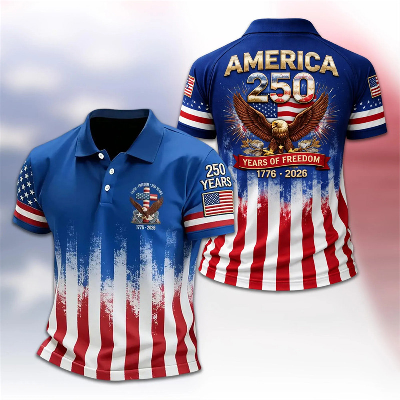 เสื้อโปโลฉลองครบรอบ 250 ปีสหรั - 3D Printing Usa บทวิจารณ์และราคา