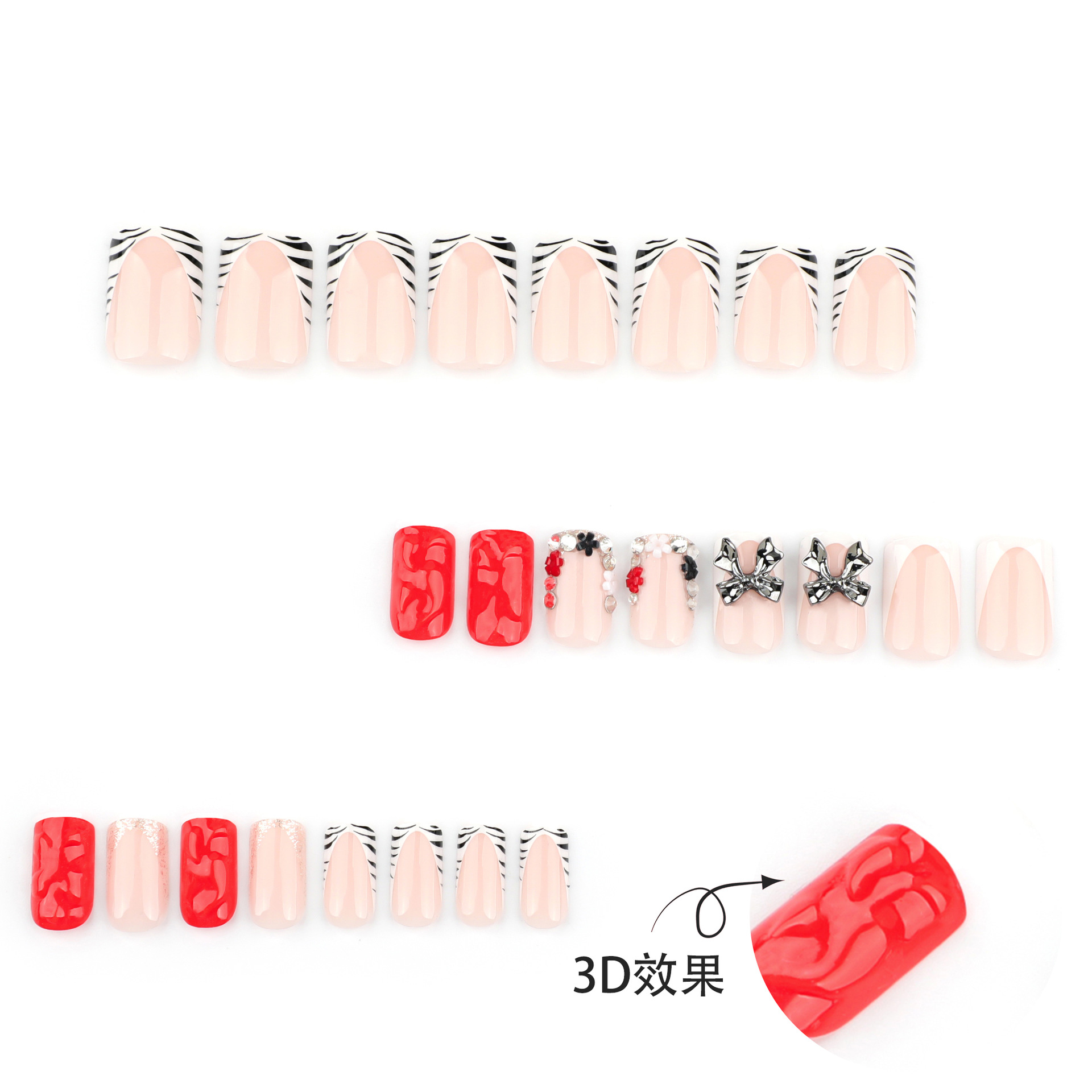 24pcs ZEBRA-พิมพ์ Frenxh สไตล์ - 3D Printing Ptc บทวิจารณ์และราคา