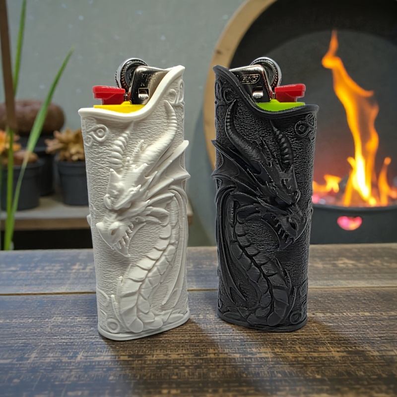 เคสใส่ไฟแช็กแบบนูนลายมังกรสไตล - 3D Printing Housing บทวิจารณ์และราคา