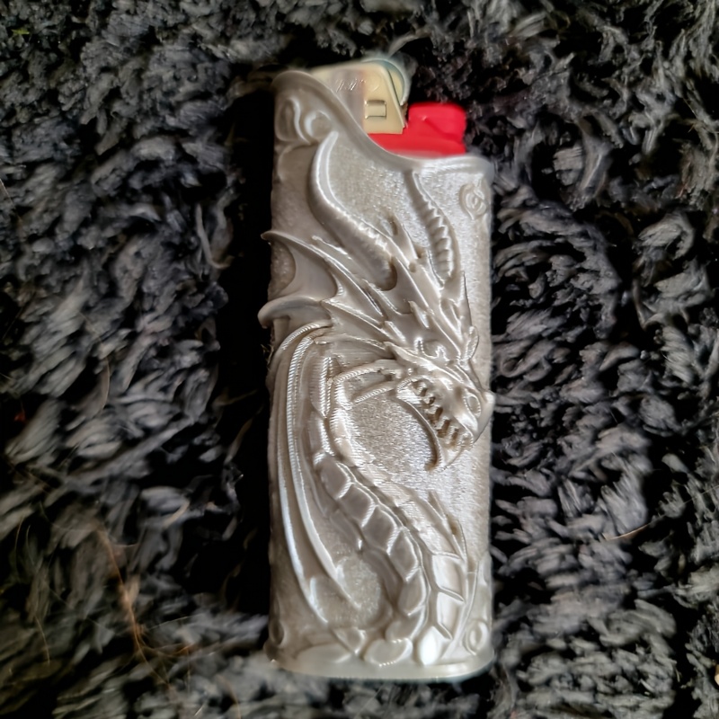 เคสใส่ไฟแช็กแบบนูนลายมังกรสไตล - 3D Printing Housing บทวิจารณ์และราคา