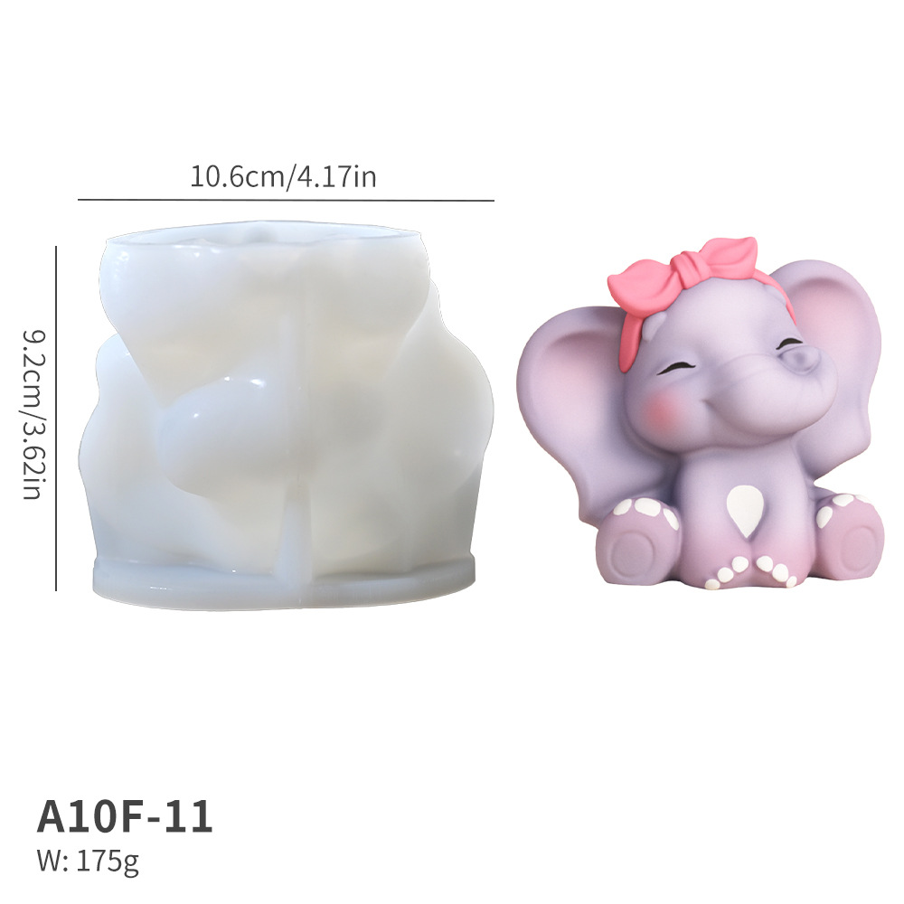 3D ช้างน่ารักแม่พิมพ์ซิลิโคน D - 3D Printing Concrete บทวิจารณ์และราคา
