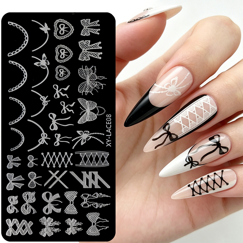 แผ่นปั๊มลายเล็บ 3 มิติ ลายโบว์ - 3D Printing Templates Free บทวิจารณ์และราคา