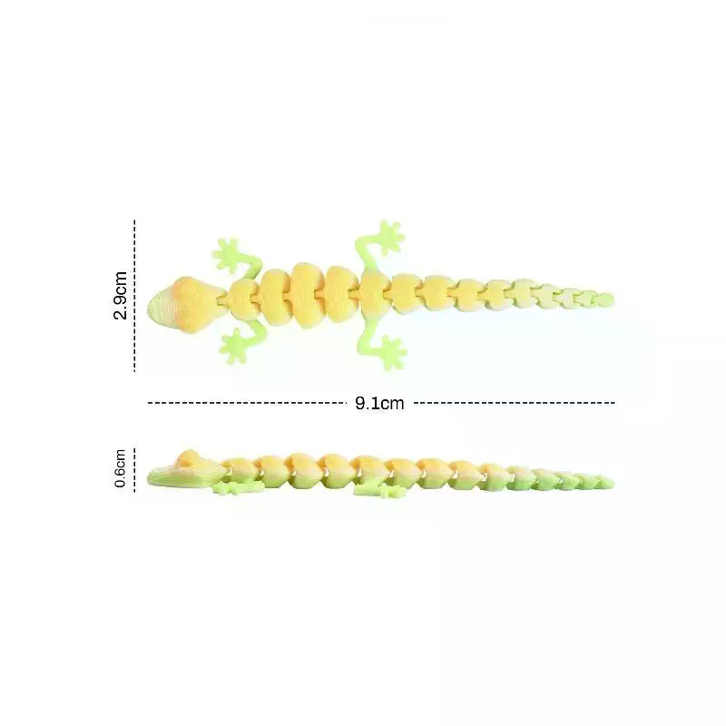 ตุ๊กตาจิ้งจกข้อต่อขยับได้: 30  - 3D Printing Lizard บทวิจารณ์และราคา