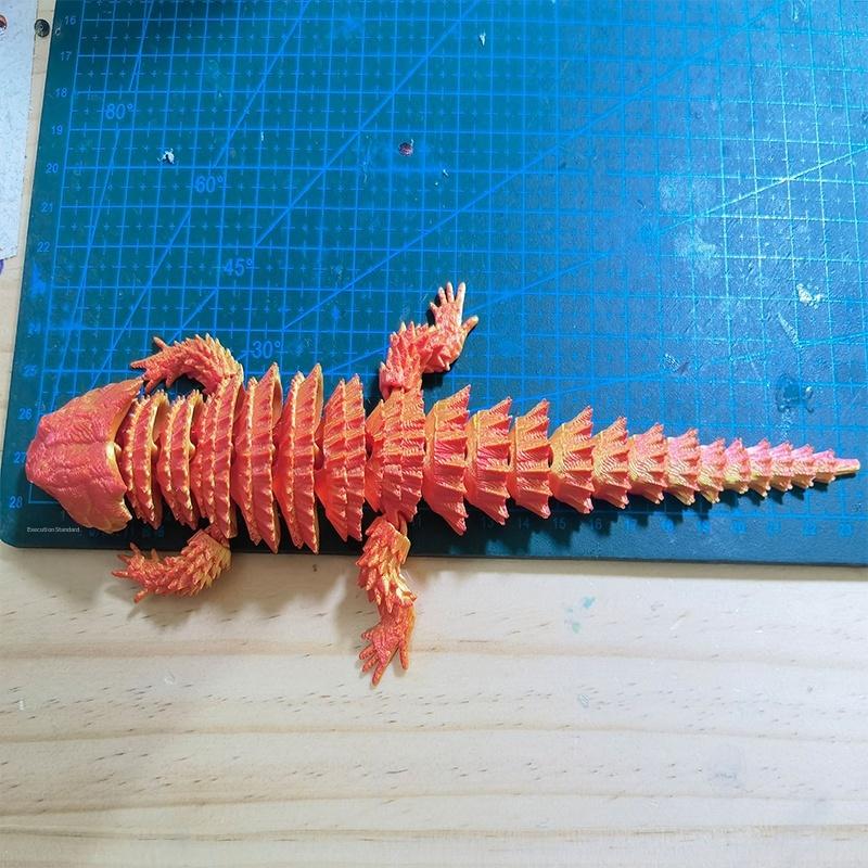 ของตกแต่งรูปปั้นจิ้งจกพิมพ์ 3  - 3D Printing Lizard บทวิจารณ์และราคา