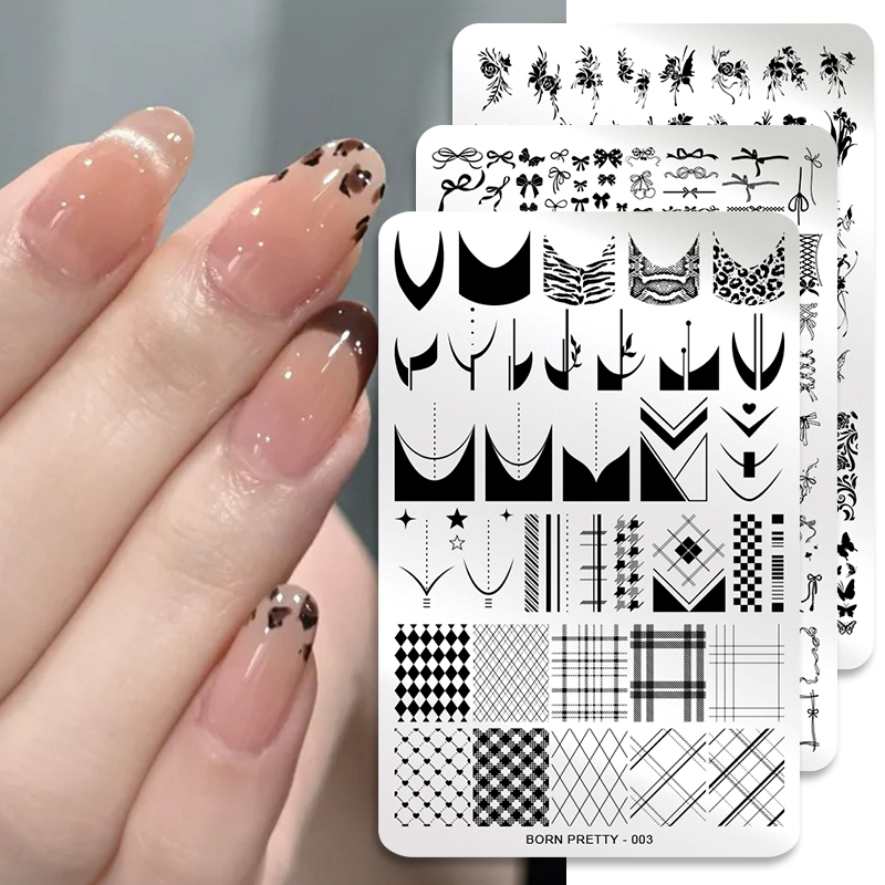 แผ่นปั๊มลายเล็บ BORN PRETTY ลา - 3D Printing Templates Free บทวิจารณ์และราคา