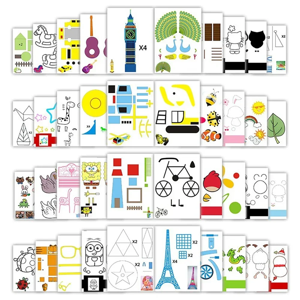 หนังสือวาดภาพด้วยปากกา 3 มิติ  - 3D Printing Templates Free บทวิจารณ์และราคา