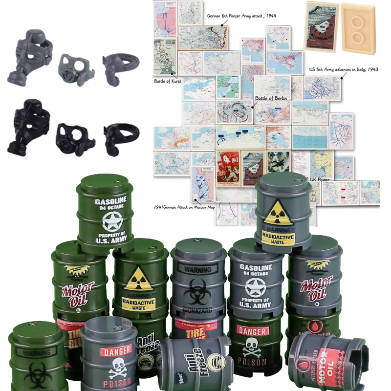 ตัวต่อทหาร 3 มิติ ไฟแช็ก MK-II - 3D Printing Lego Bricks บทวิจารณ์และราคา