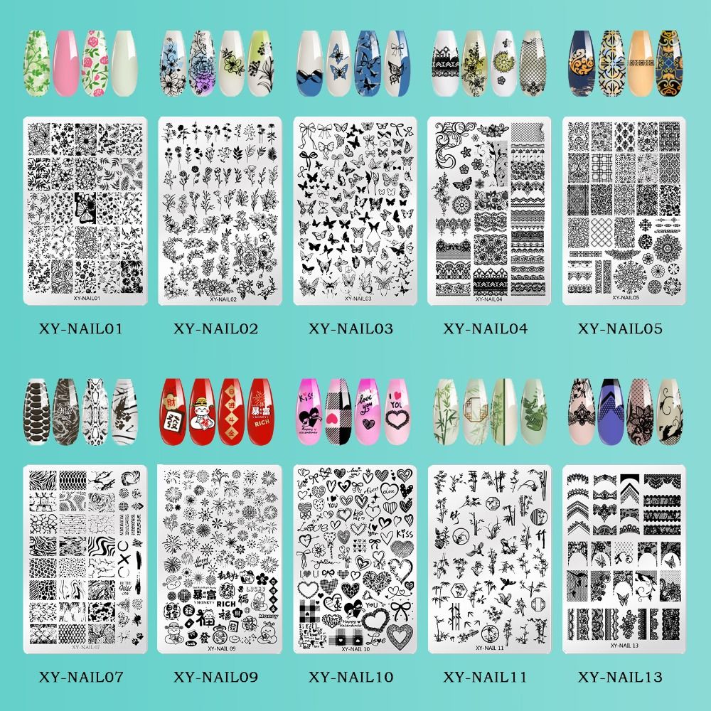 แผ่นพิมพ์ลายเล็บสแตนเลสแบบใหม่ - 3D Printing Templates Free บทวิจารณ์และราคา