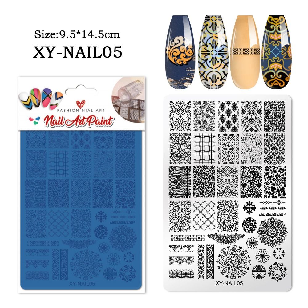 แผ่นพิมพ์ลายเล็บสแตนเลสแบบใหม่ - 3D Printing Templates Free บทวิจารณ์และราคา