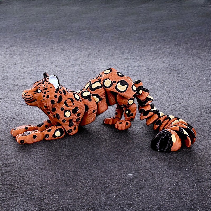 3D พิมพ์เสือดาวหิมะจําลอง Mult - 3D Printing Lizard บทวิจารณ์และราคา
