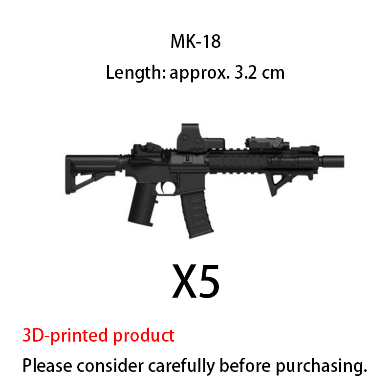 ชุดตัวต่อปืนพก 3 มิติ แบบทหาร  - 3D Printing Lego Bricks บทวิจารณ์และราคา
