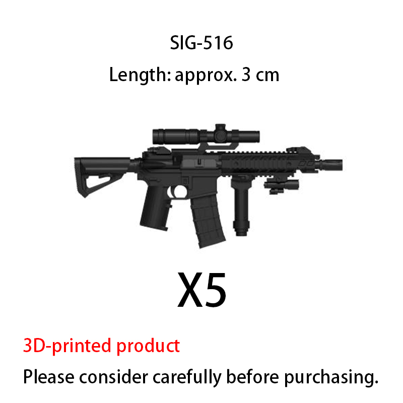 ชุดตัวต่อปืนพก 3 มิติ แบบทหาร  - 3D Printing Lego Bricks บทวิจารณ์และราคา