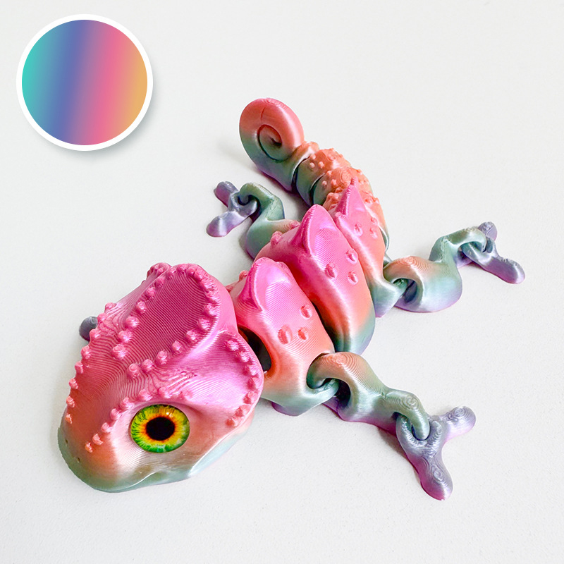 ฟิกเกอร์กิ้งก่าพิมพ์ 3 มิติแบบ - 3D Printing Lizard บทวิจารณ์และราคา