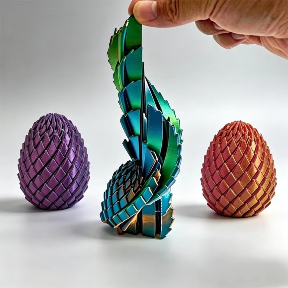 ของเล่นไข่มังกร 3 มิติ พิมพ์ลา - 3D Printing Lizard บทวิจารณ์และราคา