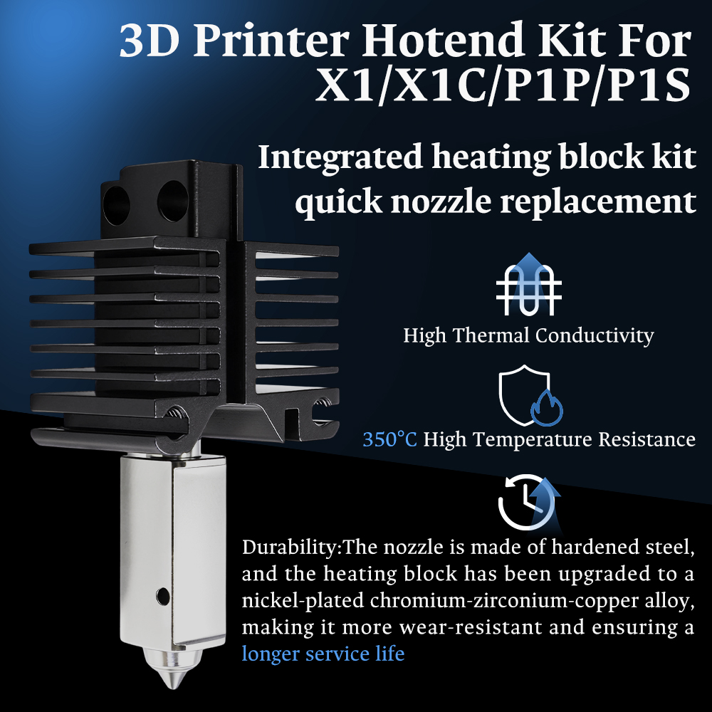 หัวพิมพ์ Hotend สำหรับ Bambu L - 3D Printing Bambu บทวิจารณ์และราคา