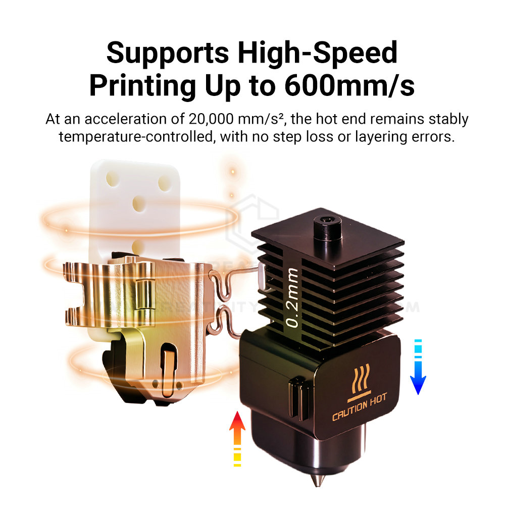 ชุดประกอบฮ็อตเอนด์เซอร์โคเนียร - 3D Printing Bambu บทวิจารณ์และราคา