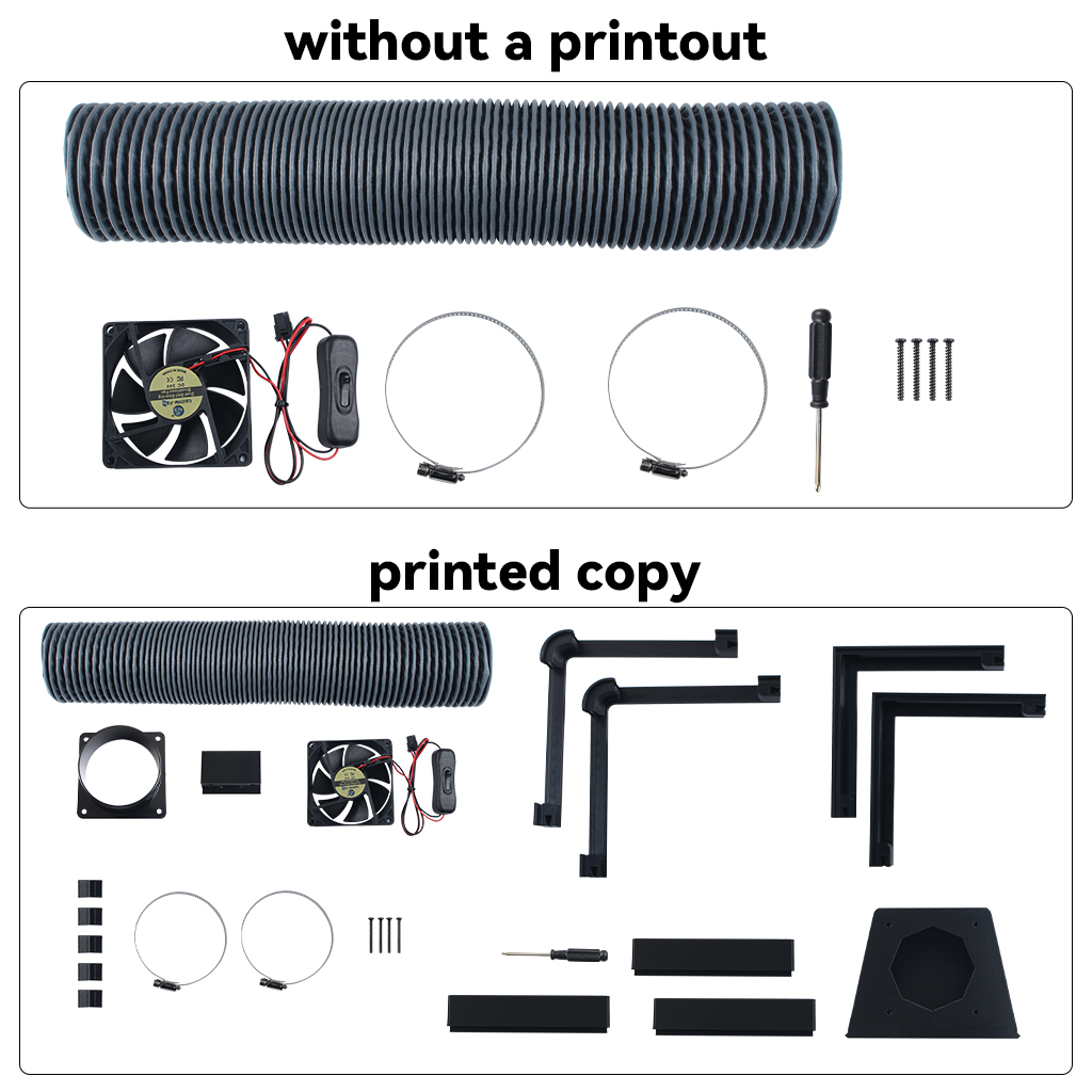 ชุดพัดลมระบายอากาศภายนอกสำหรับ - 3D Printing Bambu บทวิจารณ์และราคา