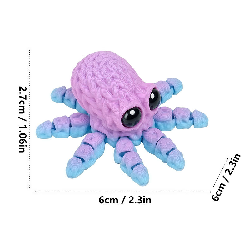 แม่เหล็กติดตู้เย็นรูปปลาหมึกพิ - 3D Printing Lizard บทวิจารณ์และราคา
