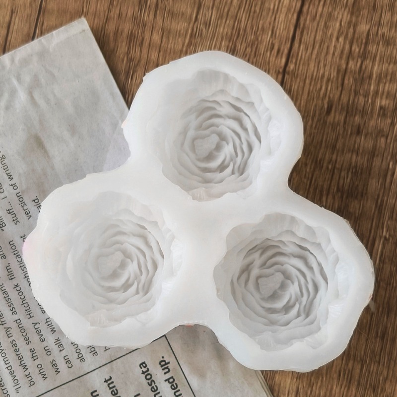 3 ชิ้น/เซ็ต Peony ดอกไม้เทียนแ - 3D Printing Concrete บทวิจารณ์และราคา
