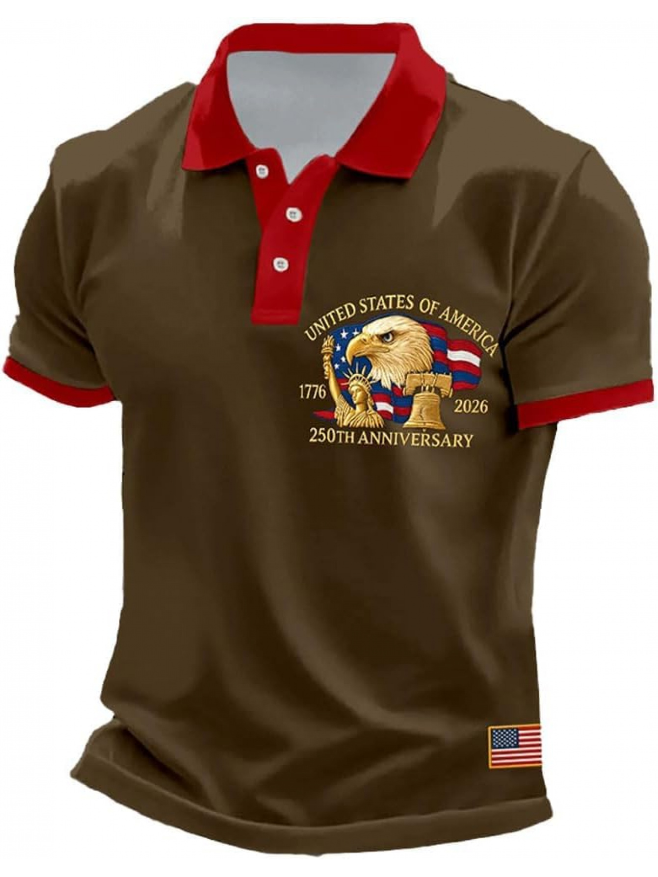 เสื้อโปโลผู้ชายลายพิมพ์ 3 มิติ - 3D Printing Usa บทวิจารณ์และราคา